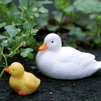 Mini resin Duck Pair