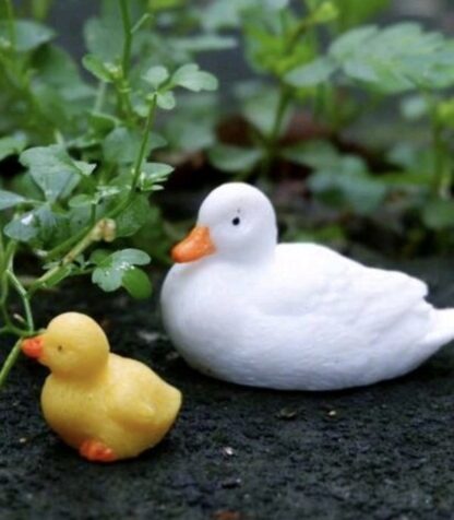 Mini resin Duck Pair