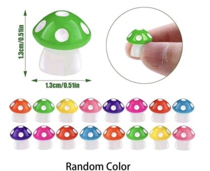 Mini Resin Muhrooms 5pc - Image 2