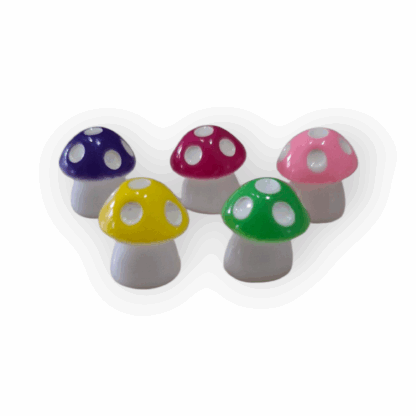 Mini Resin Muhrooms 5pc - Image 4