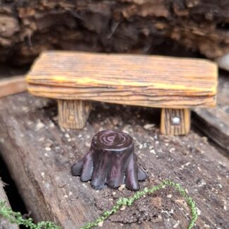 Mini Bench and log