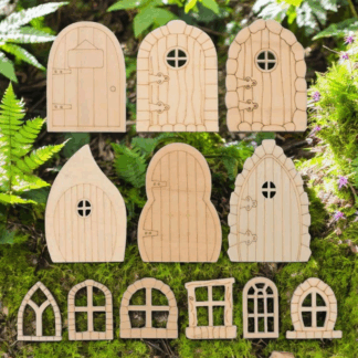 DIY Fairy door & window set (Random)