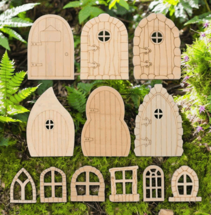 DIY Fairy door & window set (Random)