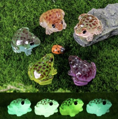 Mini Frog - Glow in the dark 2pc
