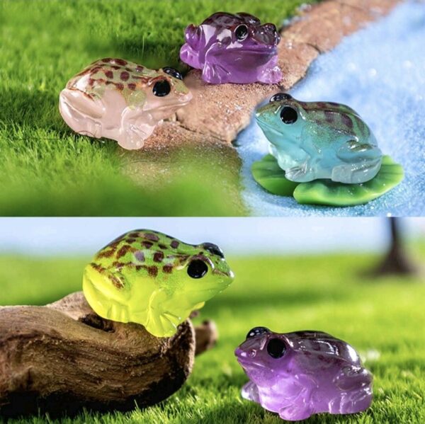 Mini Frog - Glow in the dark 2pc