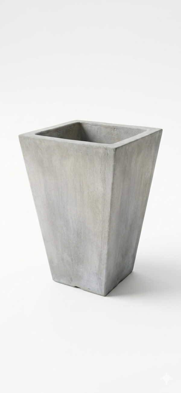 Studio Square Tapered Pot