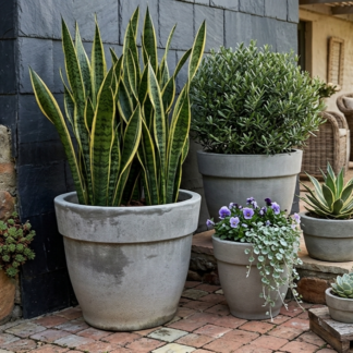 Classic Single-Rim Ovate Planter