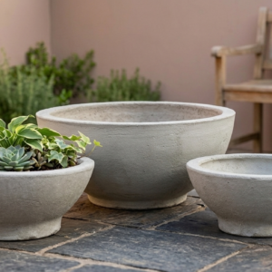 Studio Cement Bowl Planter