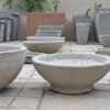 Studio Cement Bowl Planter