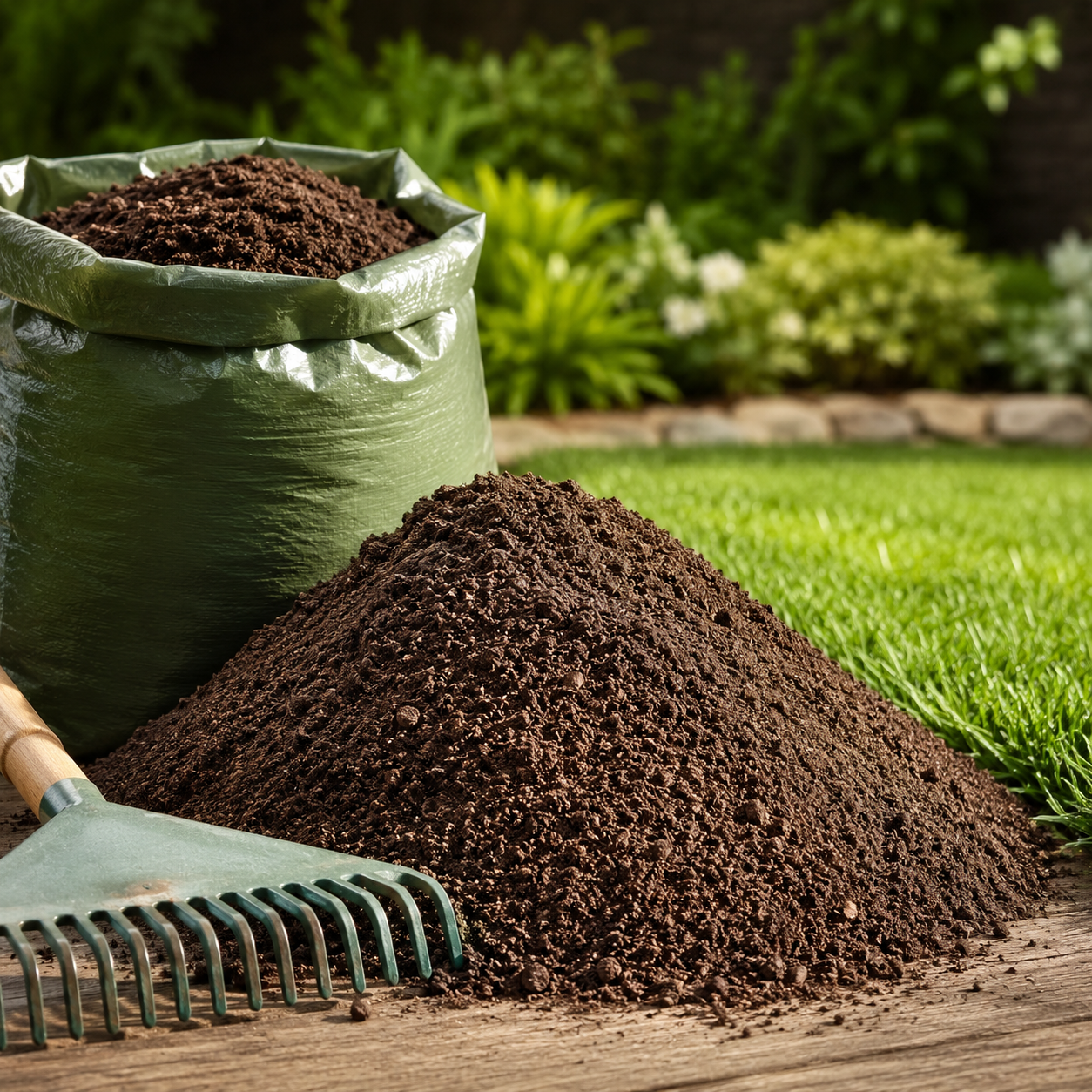 Lawn Dressing Per 2 cube incl. delivery in Somerset-West/Stellenbosch. Premium grade.